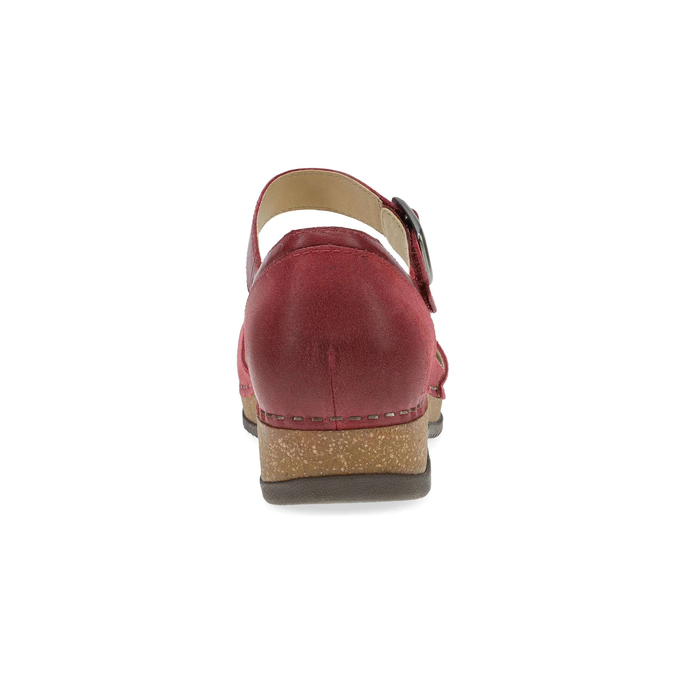 Mae Red Burnished Suede - Image 7